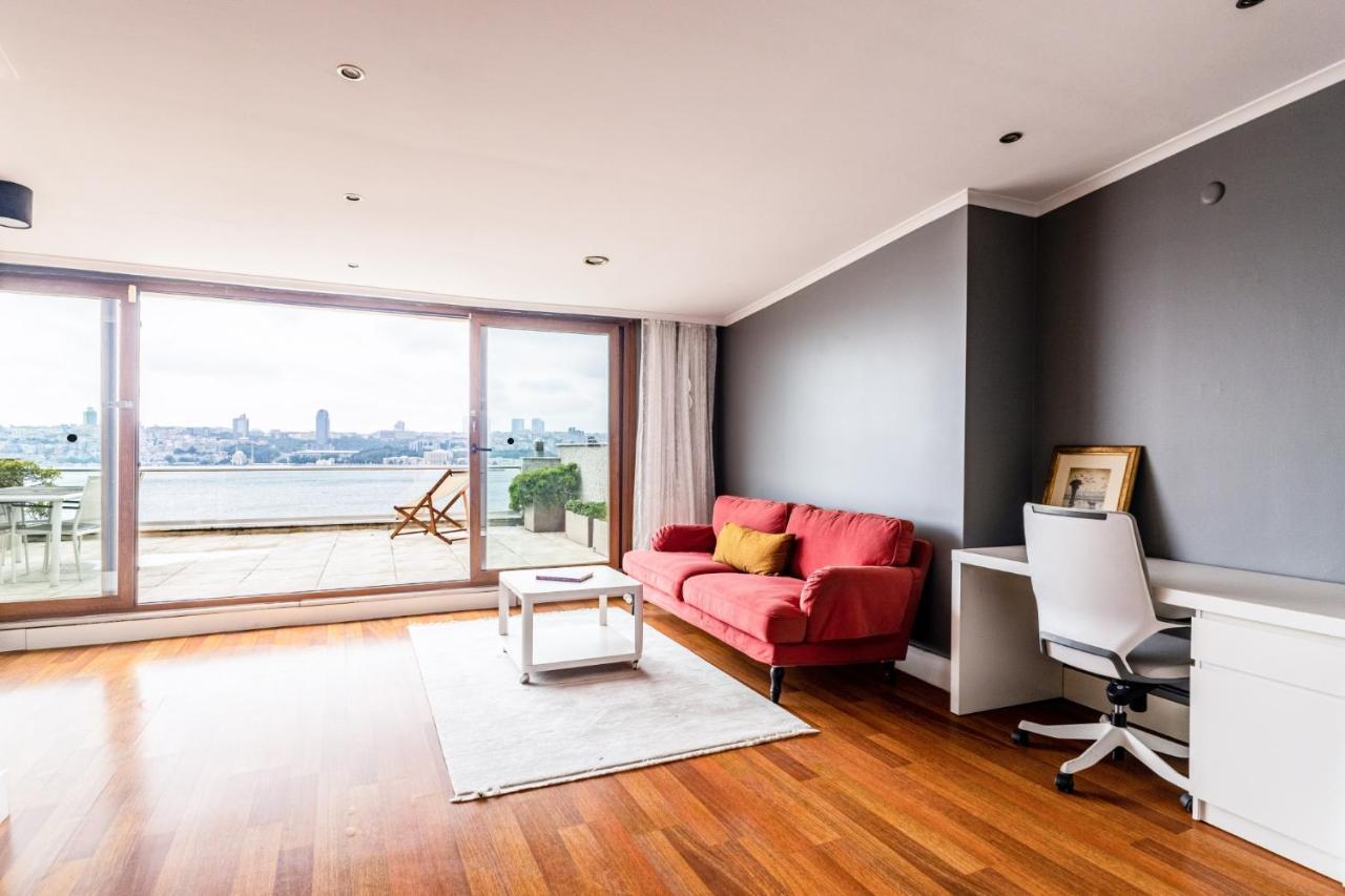 شقة Duplex Flat W Panoramic Bosphorus View And Terrace اسطنبول المظهر الخارجي الصورة