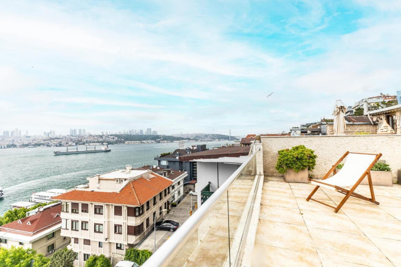 شقة Duplex Flat W Panoramic Bosphorus View And Terrace اسطنبول المظهر الخارجي الصورة