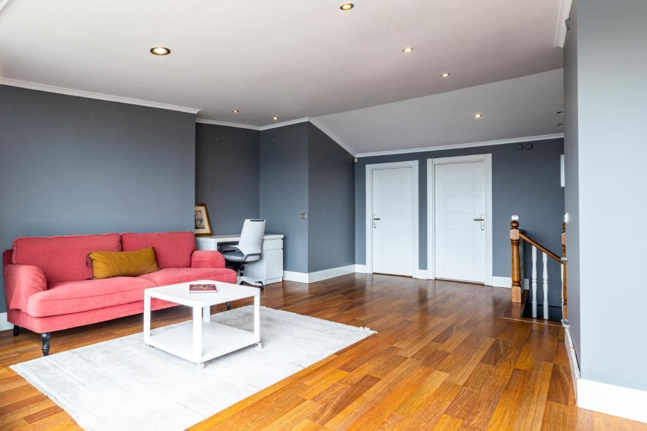 شقة Duplex Flat W Panoramic Bosphorus View And Terrace اسطنبول المظهر الخارجي الصورة